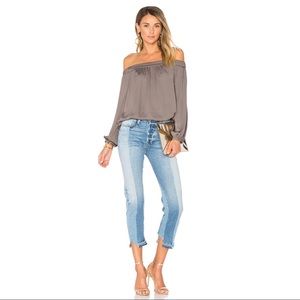 L'Academie Romantic Top Slate Size M NWT